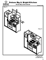 Предварительный просмотр 8 страницы KidKraft Deluxe Big & Bright Kitchen Assembly Instructions Manual