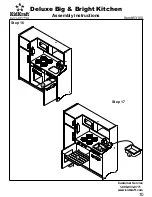 Предварительный просмотр 10 страницы KidKraft Deluxe Big & Bright Kitchen Assembly Instructions Manual