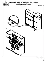 Предварительный просмотр 11 страницы KidKraft Deluxe Big & Bright Kitchen Assembly Instructions Manual