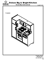 Предварительный просмотр 12 страницы KidKraft Deluxe Big & Bright Kitchen Assembly Instructions Manual