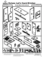 Preview for 1 page of KidKraft Deluxe Let's Cook Assembly Instructions Manual