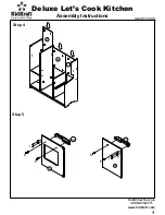 Preview for 4 page of KidKraft Deluxe Let's Cook Assembly Instructions Manual