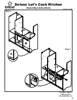 Preview for 5 page of KidKraft Deluxe Let's Cook Assembly Instructions Manual