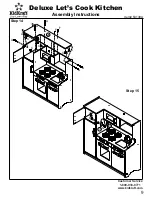 Preview for 9 page of KidKraft Deluxe Let's Cook Assembly Instructions Manual