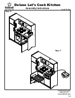 Предварительный просмотр 10 страницы KidKraft Deluxe Let's Cook Assembly Instructions Manual