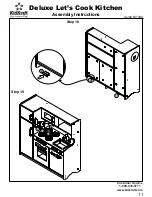 Preview for 11 page of KidKraft Deluxe Let's Cook Assembly Instructions Manual