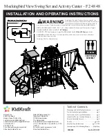 Предварительный просмотр 1 страницы KidKraft F24848 Installation And Operating Instructions Manual