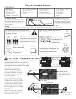 Предварительный просмотр 6 страницы KidKraft F24848 Installation And Operating Instructions Manual