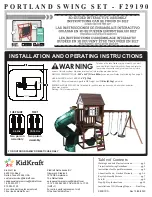 Предварительный просмотр 2 страницы KidKraft F29190 Installation And Operating Instructions Manual