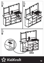 Предварительный просмотр 14 страницы KidKraft Farmhouse Play Kitchen 53444A Assembly Instructions Manual