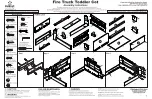 Preview for 2 page of KidKraft Fire Truck Toddler Cot 76021A Assembly Instructions