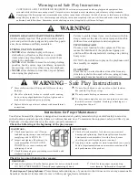 Preview for 2 page of KidKraft GREYSTONE COTTAGE Installation And Operating Instructions Manual