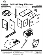 KidKraft Grill All Day Kitchen 53174 Assembly Instructions Manual предпросмотр