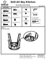 Preview for 2 page of KidKraft Grill All Day Kitchen 53174 Assembly Instructions Manual