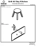 Preview for 3 page of KidKraft Grill All Day Kitchen 53174 Assembly Instructions Manual