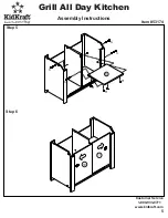 Preview for 5 page of KidKraft Grill All Day Kitchen 53174 Assembly Instructions Manual