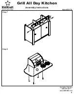 Preview for 6 page of KidKraft Grill All Day Kitchen 53174 Assembly Instructions Manual