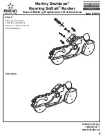 Preview for 5 page of KidKraft Harley Davidson Roaring Softail Rocker Assembly Instructions Manual