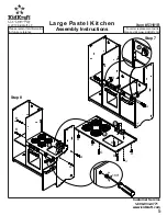 Preview for 5 page of KidKraft Large Pastel Kitchen Assembly Instructions Manual