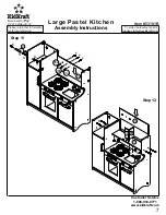 Preview for 7 page of KidKraft Large Pastel Kitchen Assembly Instructions Manual