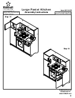 Preview for 9 page of KidKraft Large Pastel Kitchen Assembly Instructions Manual