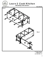 Preview for 3 page of KidKraft Learn 2 Cook Kitchen 53236 Assembly Instructions Manual