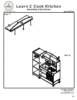 Preview for 10 page of KidKraft Learn 2 Cook Kitchen 53236 Assembly Instructions Manual