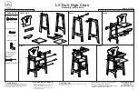 KidKraft Lil' Doll High Chair Assembly Instructions preview