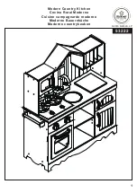 KidKraft Modern Country Kitchen Manual preview