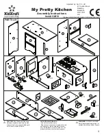 KidKraft My Pretty Kitchen G2610 Assembly Instructions Manual preview