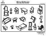 Предварительный просмотр 2 страницы KidKraft Olivia Dollhouse 65040 Assembly Instructions Manual