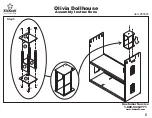 Предварительный просмотр 5 страницы KidKraft Olivia Dollhouse 65040 Assembly Instructions Manual