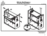 Предварительный просмотр 7 страницы KidKraft Olivia Dollhouse 65040 Assembly Instructions Manual