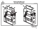 Предварительный просмотр 9 страницы KidKraft Olivia Dollhouse 65040 Assembly Instructions Manual