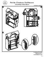 Preview for 10 page of KidKraft Petite Chateau Dollhouse Assembly Instructions Manual