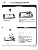 Preview for 14 page of KidKraft Petite Chateau Dollhouse Assembly Instructions Manual