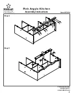 Предварительный просмотр 4 страницы KidKraft Pink Argyle Kitchen Assembly Instructions Manual