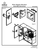 Предварительный просмотр 7 страницы KidKraft Pink Argyle Kitchen Assembly Instructions Manual