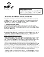 Предварительный просмотр 9 страницы KidKraft Pink Argyle Kitchen Assembly Instructions Manual