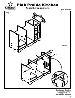 Предварительный просмотр 5 страницы KidKraft Pink Prairie Kitchen 53190 Assembly Instructions Manual