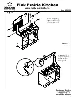 Предварительный просмотр 7 страницы KidKraft Pink Prairie Kitchen 53190 Assembly Instructions Manual