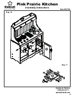 Предварительный просмотр 9 страницы KidKraft Pink Prairie Kitchen 53190 Assembly Instructions Manual