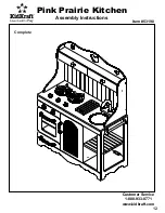 Предварительный просмотр 12 страницы KidKraft Pink Prairie Kitchen 53190 Assembly Instructions Manual