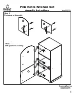 Предварительный просмотр 5 страницы KidKraft Pink Retro Kitchen Set Assembly Instructions Manual