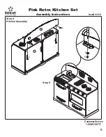 Предварительный просмотр 6 страницы KidKraft Pink Retro Kitchen Set Assembly Instructions Manual