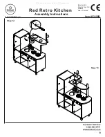 Предварительный просмотр 8 страницы KidKraft Red Retro Kitchen 53156B Assembly Instructions Manual