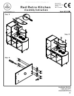 Предварительный просмотр 9 страницы KidKraft Red Retro Kitchen 53156B Assembly Instructions Manual