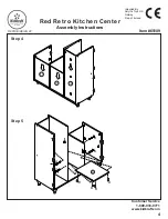 Preview for 4 page of KidKraft Red Retro Kitchen Center 53156A Assembly Instructions Manual