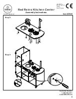 Preview for 6 page of KidKraft Red Retro Kitchen Center 53156A Assembly Instructions Manual