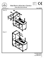 Preview for 7 page of KidKraft Red Retro Kitchen Center 53156A Assembly Instructions Manual